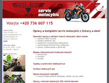 Tablet Screenshot of jsmotoservis.cz